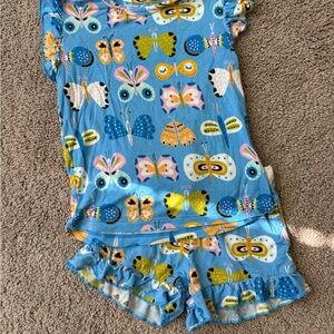 Kiki + Lulu Butterfly Shorts Two Piece Pajamas